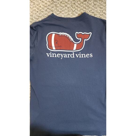 Vineyard Vines Other - Vineyard‎ Vines Youth Large Football Whale Long Sleeve T-Shirt